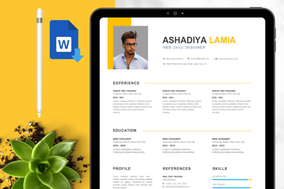 Crafting a Standout Professional Resume with a Modern Template