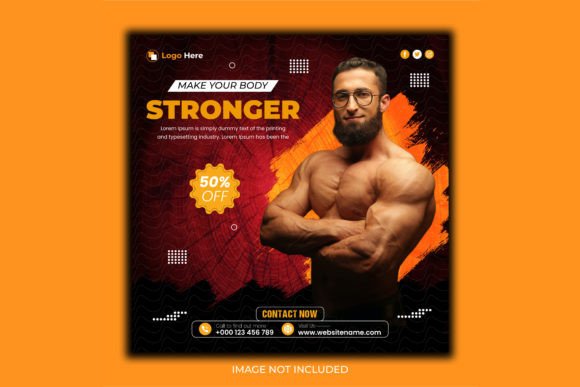 Crafting Scroll-Stopping Gym & Fitness Instagram Post Designs