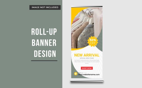 Designing a High-Impact Fashion Sale Roll-up Banner
