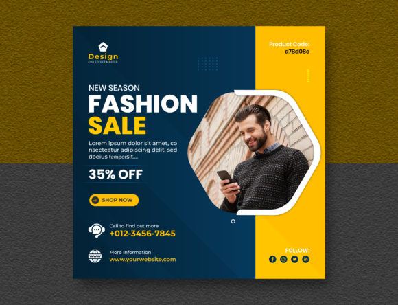 Modern Fashion Sale Instagram Banner: A Designer's Template