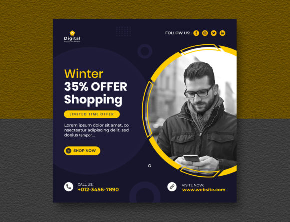 Winter Sale Social Media Post Banner: Design & Marketing Tips